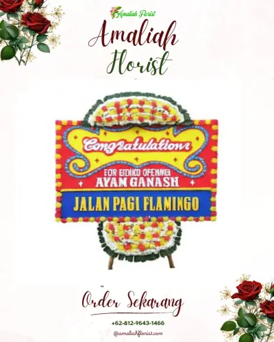 Bunga Papan Congratulation di Berta